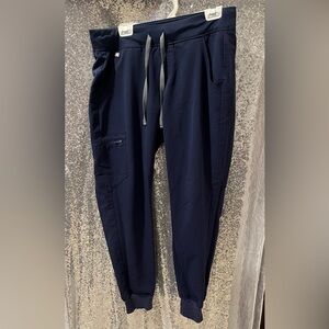Figs Zamora Dark Blue Jogger Scrub Pants